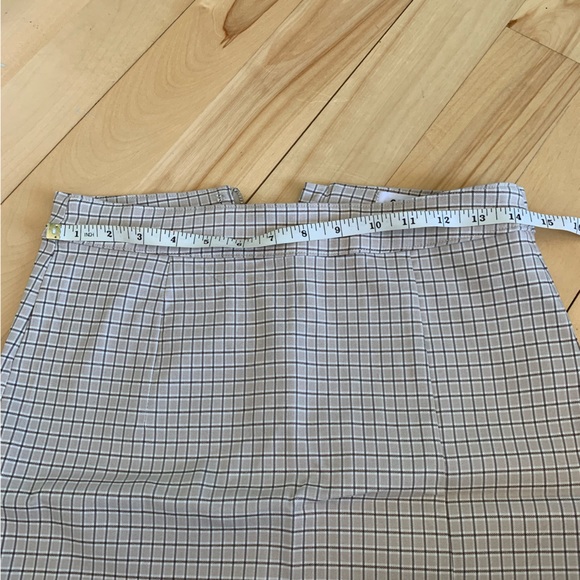 Garage checked pattern mini skirt size M never worn - Picture 5 of 6
